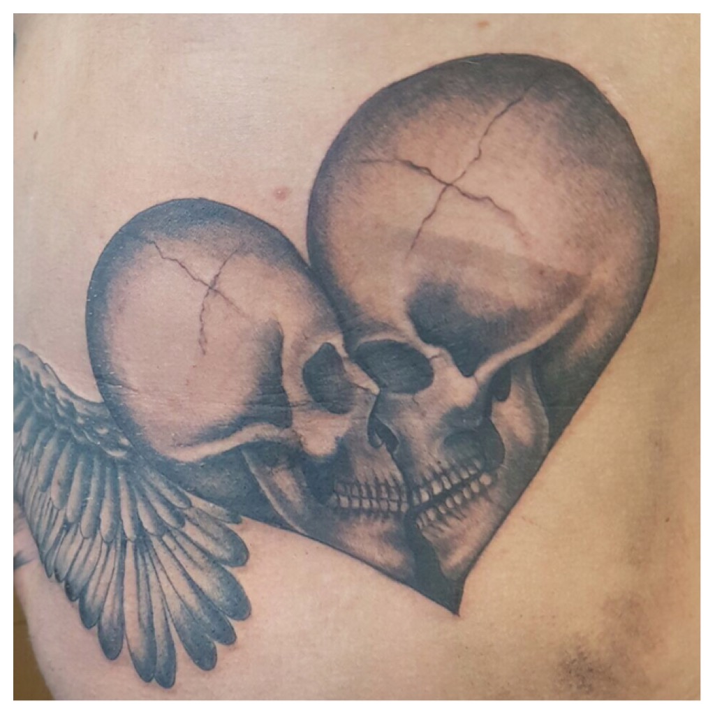 Skull Heart Tattoo
