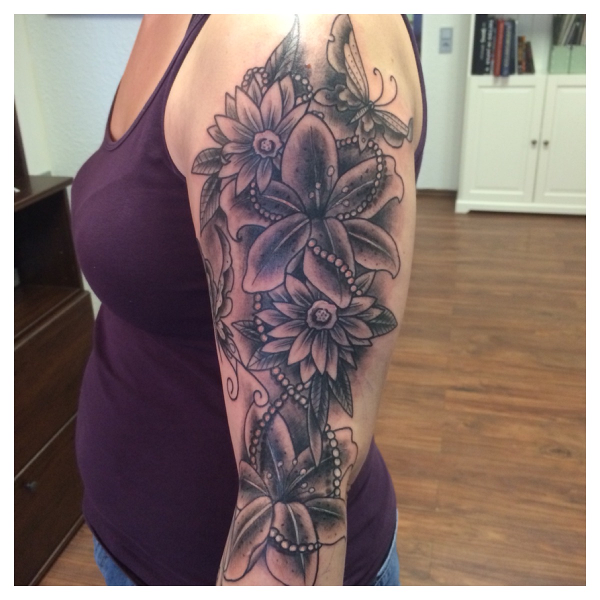 836_blumenarmflowersleeve